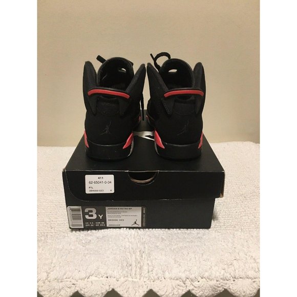 Nike Air Jordan 6 Retro Basketball Shoes - Size 3Y - Picture 5 of 6